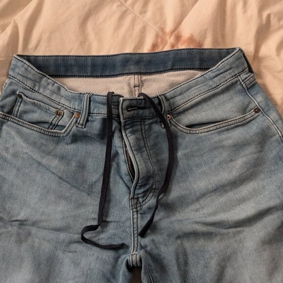 EZY Ultra Stretch Jeans - Faded & Distressed, Size L - Picture 2 of 9